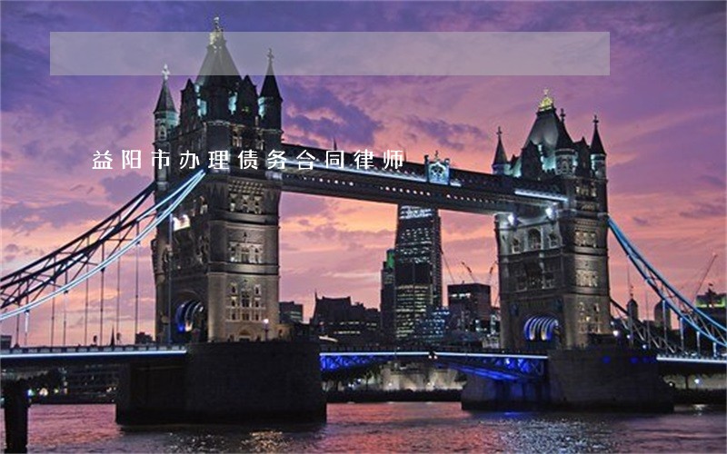 益阳市办理债务合同律师 益阳市办理债务合同律师