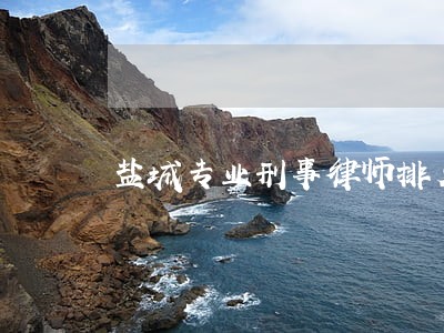 盐城专业刑事律师排名 盐城专业刑事律师排名