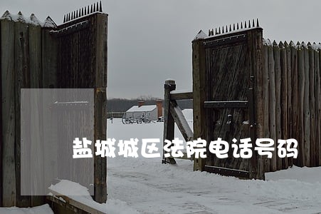 盐城城区法院电话号码 盐城城区法院电话号码