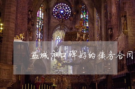 盐城市口碑好的债务合同律师 盐城市口碑好的债务合同律师