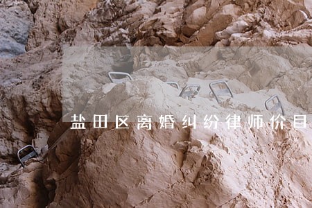 盐田区离婚纠纷律师价目表 盐田区离婚纠纷律师价目表