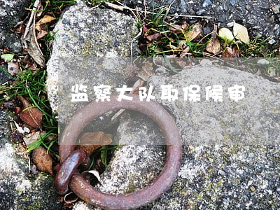 监察大队取保候审 监察大队取保候审