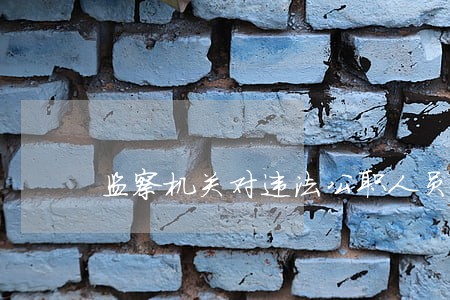 监察机关对违法公职人员作出 监察机关对违法公职人员作出