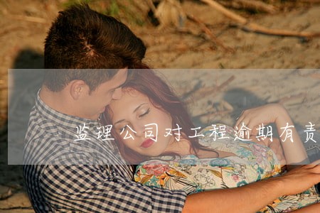 监理公司对工程逾期有责任吗 监理公司对工程逾期有责任吗