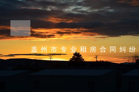 盖州市专业租房合同纠纷律师