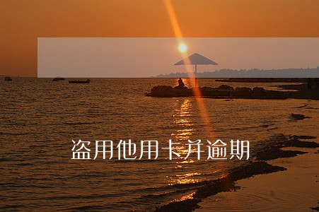 盗用他用卡并逾期