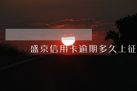 盛京信用卡逾期多久上征信记录 盛京信用卡逾期多久上征信记录