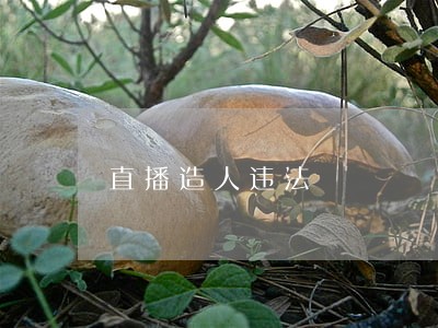 直播造人违法 直播造人违法