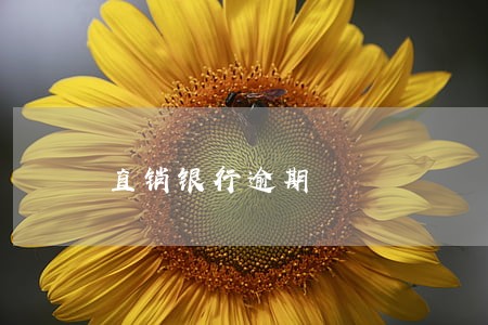 直销银行逾期 直销银行逾期