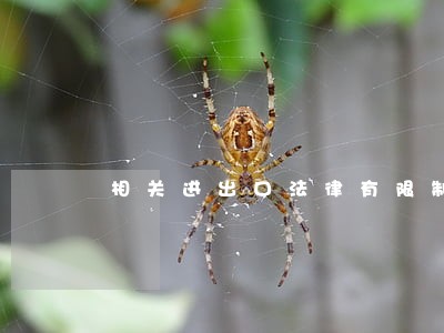 相关进出口法律有限制