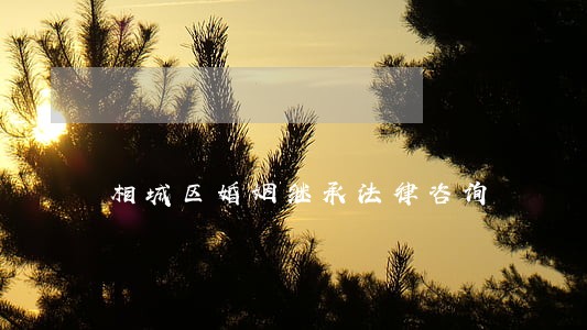 相城区婚姻继承法律咨询 相城区婚姻继承法律咨询