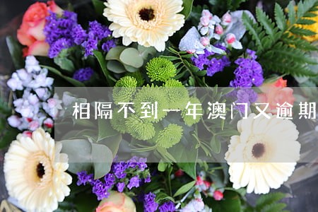 相隔不到一年澳门又逾期 相隔不到一年澳门又逾期