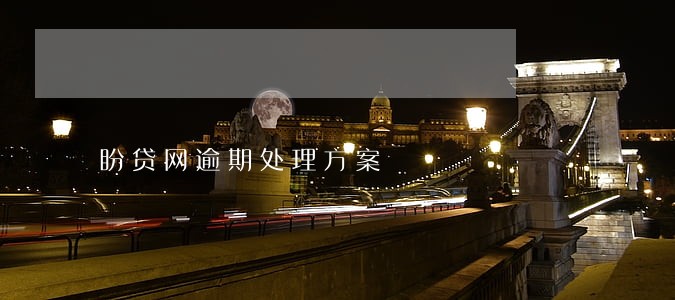 盼贷网逾期处理方案