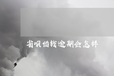 省呗借钱逾期会怎样