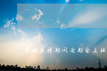 省呗疫情期间逾期会上征信吗