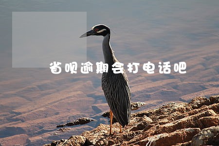 省呗逾期会打电话吧 省呗逾期会打电话吧