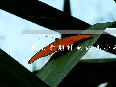 省呗逾期打电话说小孩上不了学 省呗逾期打电话说小孩上不了学