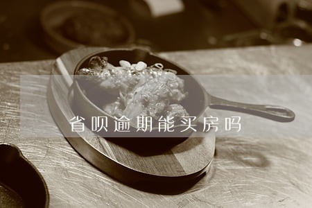 省呗逾期能买房吗 省呗逾期能买房吗
