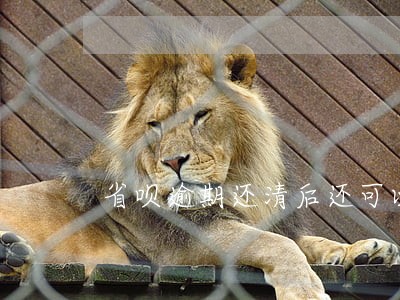 省呗逾期还清后还可以再借款吗