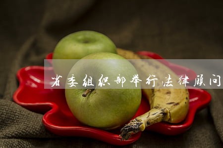 省委组织部举行法律顾问聘任会议 省委组织部举行法律顾问聘任会议