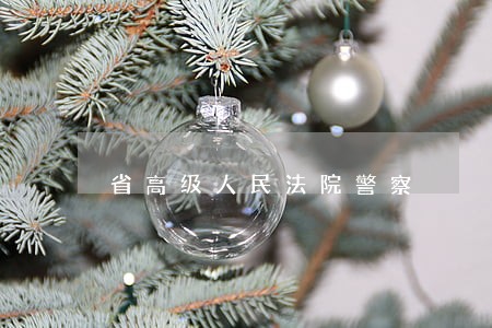 省高级人民法院警察 省高级人民法院警察