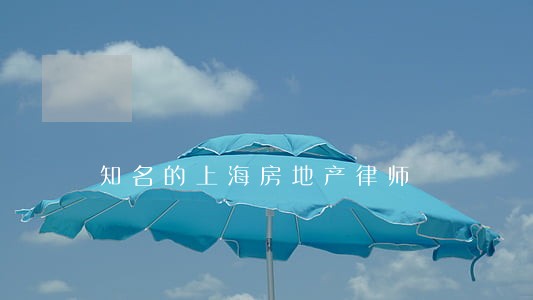 知名的上海房地产律师 知名的上海房地产律师
