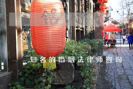 知名的婚姻法律师咨询 知名的婚姻法律师咨询