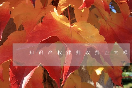 知识产权律师收费五大模式是什么 知识产权律师收费五大模式是什么