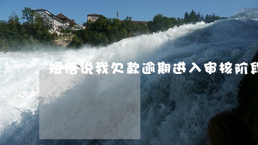 短信说我欠款逾期进入审核阶段