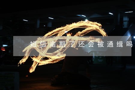 短信逾期了还会被通缉吗 短信逾期了还会被通缉吗