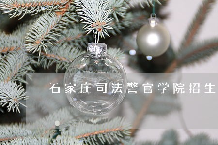 石家庄司法警官学院招生要求