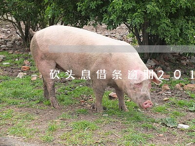 砍头息借条逾期2018 砍头息借条逾期2018