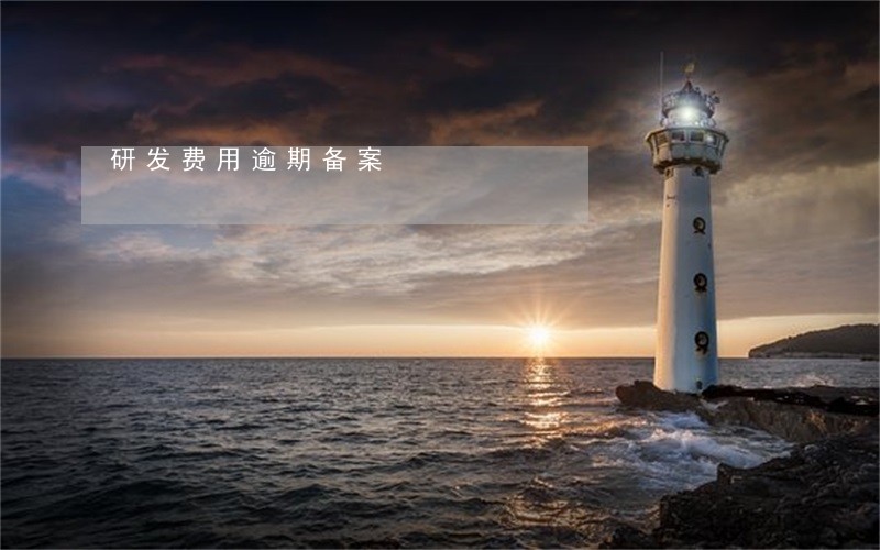研发费用逾期备案 研发费用逾期备案