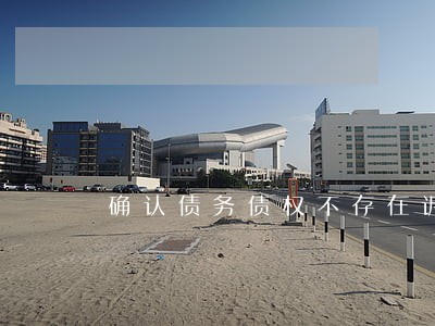 确认债务债权不存在诉讼