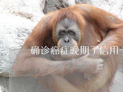 确诊癌症晚期了信用卡逾期 确诊癌症晚期了信用卡逾期