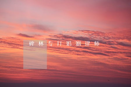 碑林专打婚姻律师 碑林专打婚姻律师