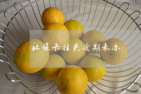 社保卡挂失逾期未办 社保卡挂失逾期未办