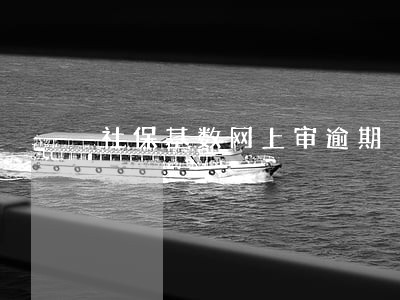 社保基数网上审逾期 社保基数网上审逾期