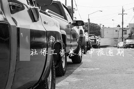 社保工资基数申报逾期 社保工资基数申报逾期