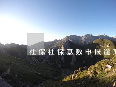 社保社保基数申报逾期怎么处理 社保社保基数申报逾期怎么处理