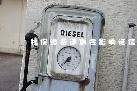 社保缴费逾期会影响征信吗 社保缴费逾期会影响征信吗