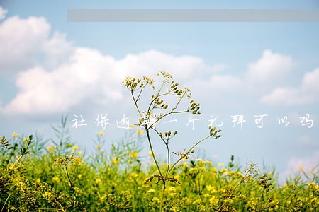 社保逾期一个礼拜可以吗 社保逾期一个礼拜可以吗