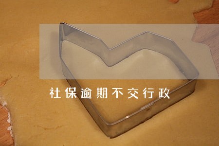 社保逾期不交行政 社保逾期不交行政