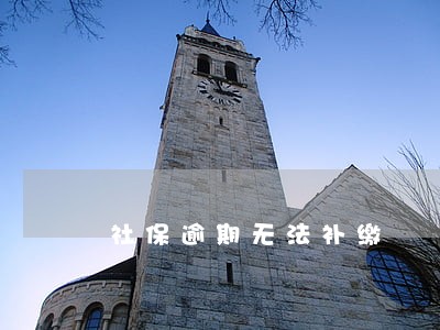 社保逾期无法补缴 社保逾期无法补缴