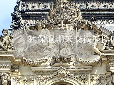 社保逾期未交钱能停吗 社保逾期未交钱能停吗