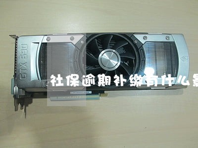 社保逾期补缴有什么影响 社保逾期补缴有什么影响
