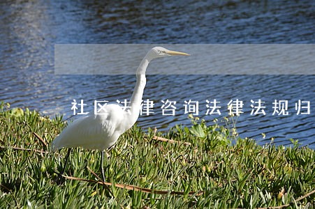 社区法律咨询法律法规归纳 社区法律咨询法律法规归纳