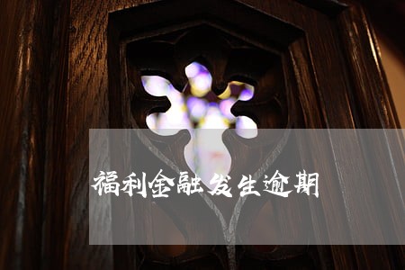 福利金融发生逾期 福利金融发生逾期