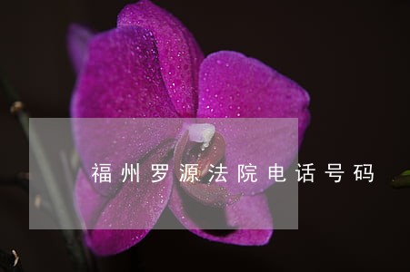 福州罗源法院电话号码 福州罗源法院电话号码