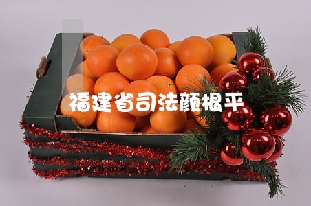 福建省司法颜根平 福建省司法颜根平